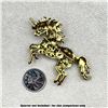 Image 3 : VINTAGE COSTUME JEWELRY UNICORN BROOCH PIN