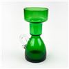 Image 1 : JAPANESE BEST ART GLASS GREEN CHALICE VASE - 1970’S