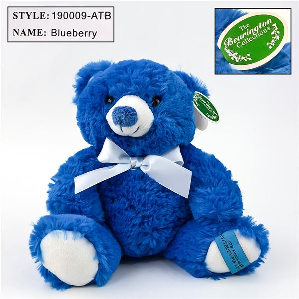 BEARINGTON COLLECTION BLUEBERRY PLUSH BEAR