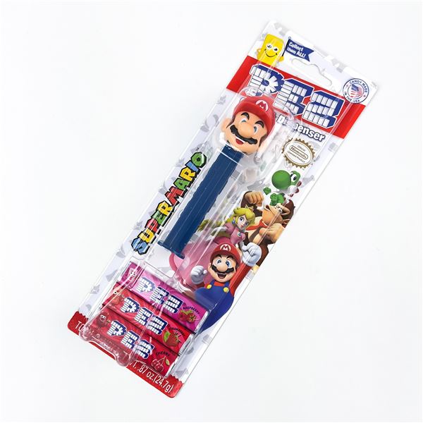 MARIO SUPER MARIO NINTENDO PEZ CANDY DISPENSER