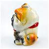 Image 3 : BULLDOG STATUE COIN BANK FIGURINE DOG SCULPTURE