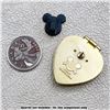 Image 4 : VINTAGE DISNEY TINKER BELL HEART HINGED LOCKET PIN