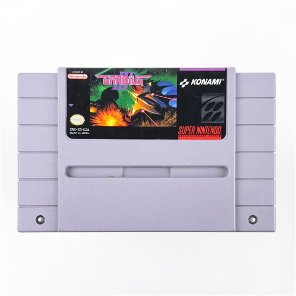 GRADIUS III SUPER NINTENDO VIDEO GAME CARTRIDGE