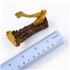 Image 10 : MINI HAND CARVED ANTLER AXE AND LOG SCULPTURE