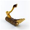 Image 4 : MINI HAND CARVED ANTLER AXE AND LOG SCULPTURE