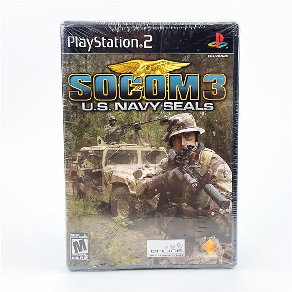 SOCOM 3 US NAVY SEALS PS2 PLAYSTATION VIDEO GAME