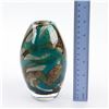 Image 10 : VINTAGE MDINA TIGER PATTERN STUDIO ART GLASS VASE