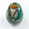 Image 2 : VINTAGE MDINA TIGER PATTERN STUDIO ART GLASS VASE