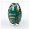 Image 4 : VINTAGE MDINA TIGER PATTERN STUDIO ART GLASS VASE
