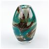 Image 5 : VINTAGE MDINA TIGER PATTERN STUDIO ART GLASS VASE