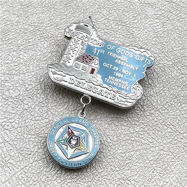 VTG 1994 OES 41ST TRIENNIAL ASSEMBLY MEMPHIS PIN