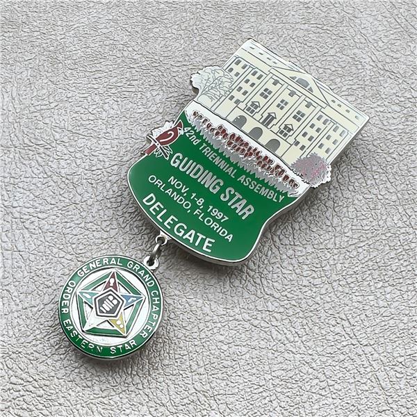 VTG 1997 OES 42ND TRIENNIAL ASSEMBLY ORLANDO PIN