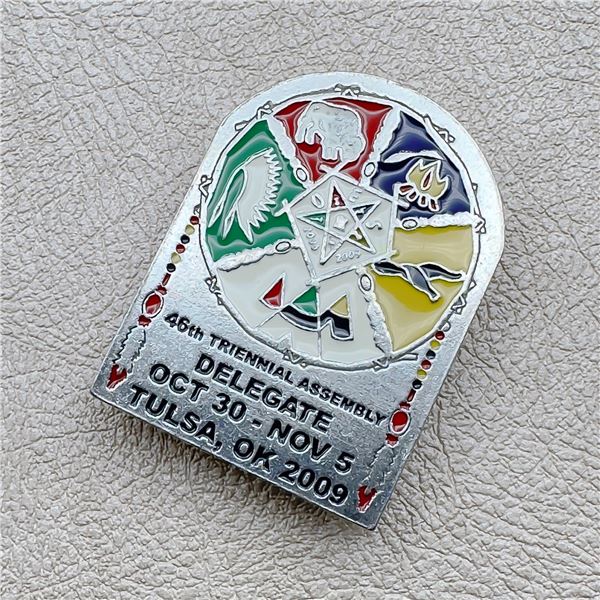 VTG 2009 OES 46TH TRIENNIAL ASSEMBLY TULSA PIN
