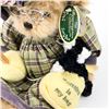 Image 6 : BEARINGTON COLLECTION KNITTER & PEARL PLUSH BEAR