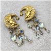 Image 4 : VINTAGE KIRKS FOLLY CELESTIAL CHERUB EARRINGS