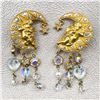 Image 5 : VINTAGE KIRKS FOLLY CELESTIAL CHERUB EARRINGS