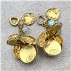 Image 5 : VINTAGE KIRKS FOLLY CHERUB HEART DANGLE EARRINGS