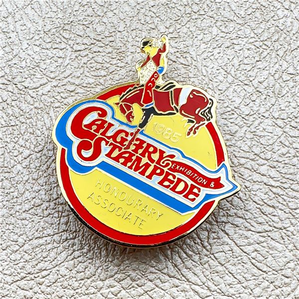 1985 CALGARY STAMPEDE HONOURARY ASSOCIATE PIN