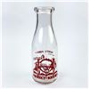 Image 4 : VINTAGE GLASS DAIRIES ADVERTISING MILK BOTTLE
