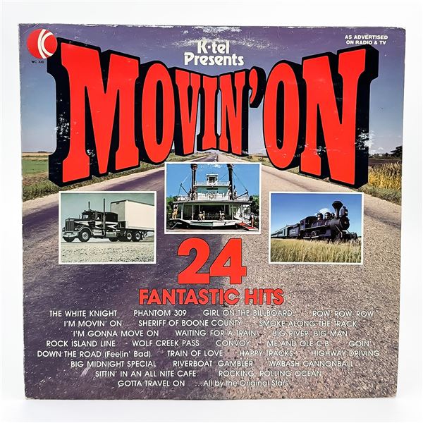 VARIOUS ARTISTS MOVIN' ON VINYL LP RECORD ALBUM