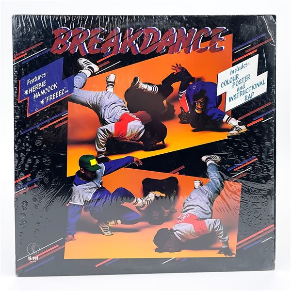 BREAKDANCE VINYL LP RECORD ALBUM - PLUS POSTER