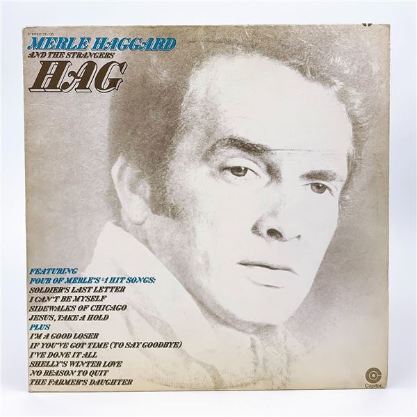 MERLE HAGGARD & THE STRANGERS - HAG - VINYL LP
