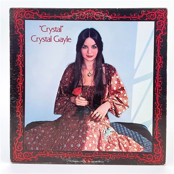 CRYSTAL GAYLE CRYSTAL VINYL LP RECORD ALBUM