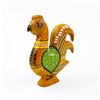 Image 1 : VINTAGE HAND CRAFTED WOODEN ROOSTER FIGURINE