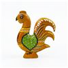 Image 2 : VINTAGE HAND CRAFTED WOODEN ROOSTER FIGURINE