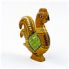Image 7 : VINTAGE HAND CRAFTED WOODEN ROOSTER FIGURINE