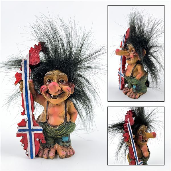 VINTAGE NORWEGIAN SOUVENIR TROLL FIGURINE