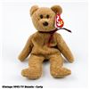 Image 1 : VINTAGE TY BEANIE BABY CURLY THE BEAR PLUSH TOY