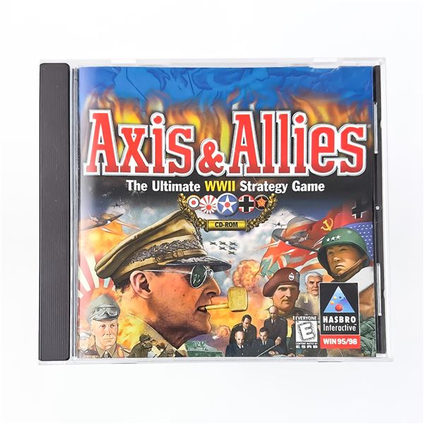 AXIS & ALLIES VINTAGE PC COMPUTER GAME - HASBRO