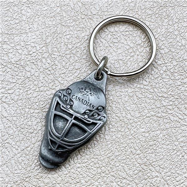VINTAGE MOLSON CANADIAN GOALIE MASK KEYCHAIN