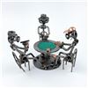 Image 2 : HINZ AND KUNST METAL POKER PLAYERS SCULPTURE