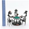 Image 9 : HINZ AND KUNST METAL POKER PLAYERS SCULPTURE