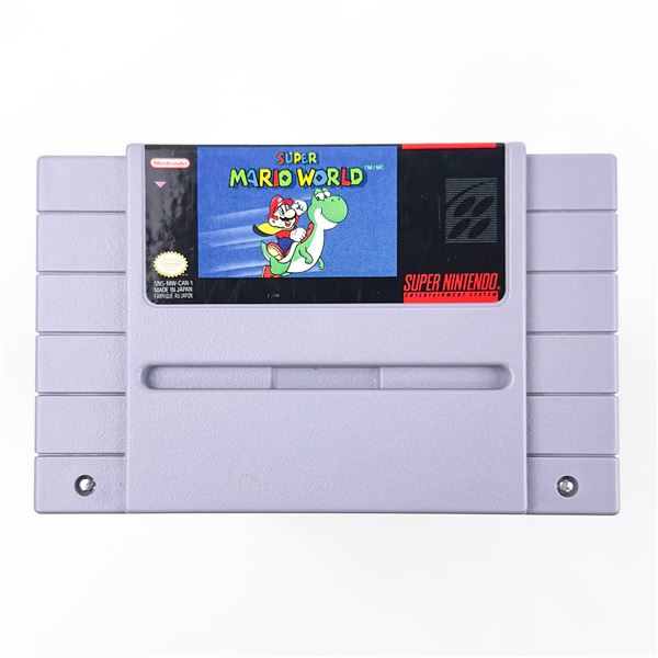 SUPER MARIO WORLD SUPER NINTENDO CARTRIDGE