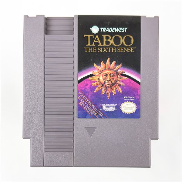 TABOO SIXTH SENSE NINTENDO NES GAME CARTRIDGE