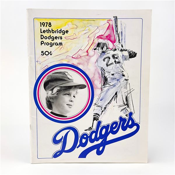 VTG 1978 LETHBRIDGE DODGERS BASEBALL PROGRAM