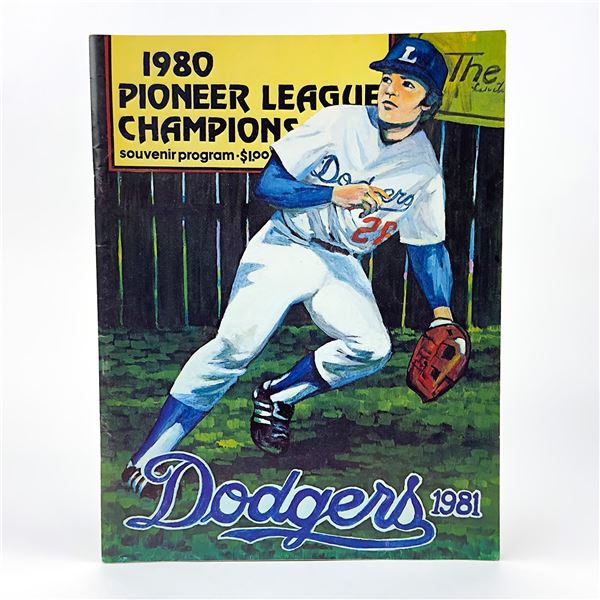 1980 PIONEER LEAGUE CHAMPIONS BASEBALL PROGRAM
