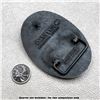 Image 3 : VTG SHELL OIL SOLID BRASS BELT BUCKLE SCULPTURE