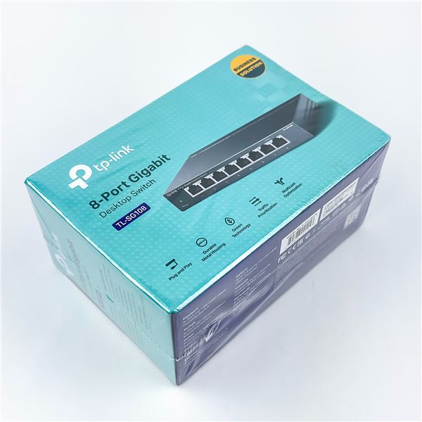 TP-LINK 8-PORT GIGABIT DESKTOP SWITCH - TL-SG108