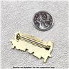 Image 2 : VINTAGE NOBODY'S PERFECT GOLD TONE NOVELTY PIN