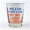 Image 2 : VINTAGE 1976 ONCE A KING OLD NOVELTY BAR GLASS