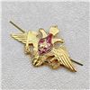Image 1 : RUSSIAN ARMED FORCES DOUBLE HEADED EAGLE BADGE