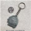 Image 2 : VINTAGE AFGHAN HOUND DOG HEAD PEWTER KEYCHAIN