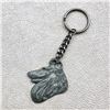 Image 1 : VINTAGE SHETLAND SHEEPDOG HEAD PEWTER KEYCHAIN
