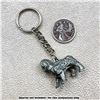 Image 3 : VINTAGE PEWTER CURLY HAIR SHAGGY DOG KEYCHAIN
