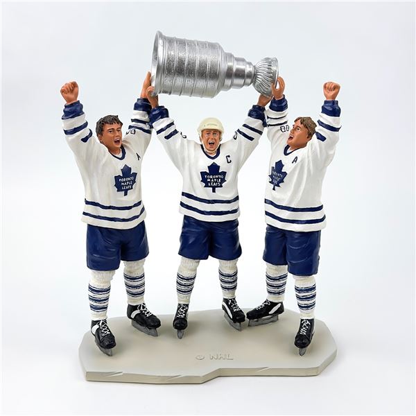 TORONTO MAPLE LEAFS THREE FIGURE STANLEY CUP SET