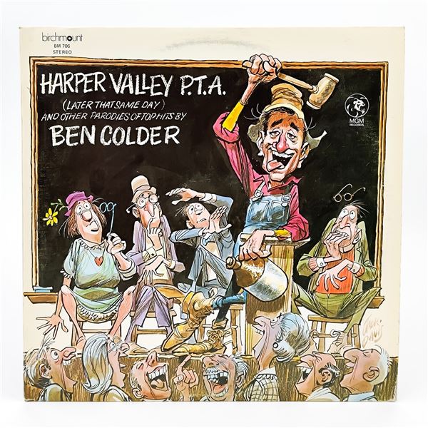 BEN COLDER HARPER VALLEY P.T.A. VINYL LP RECORD